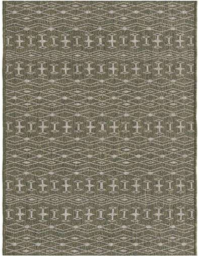 2' 7 x 13' Easy-Clean Trellis Indoor / Outdoor Runner Rug