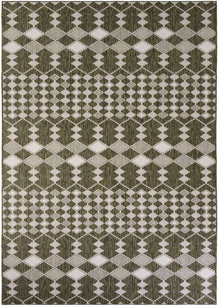 6' x 15' Easy-Clean Trellis Indoor / Outdoor Runner Rug