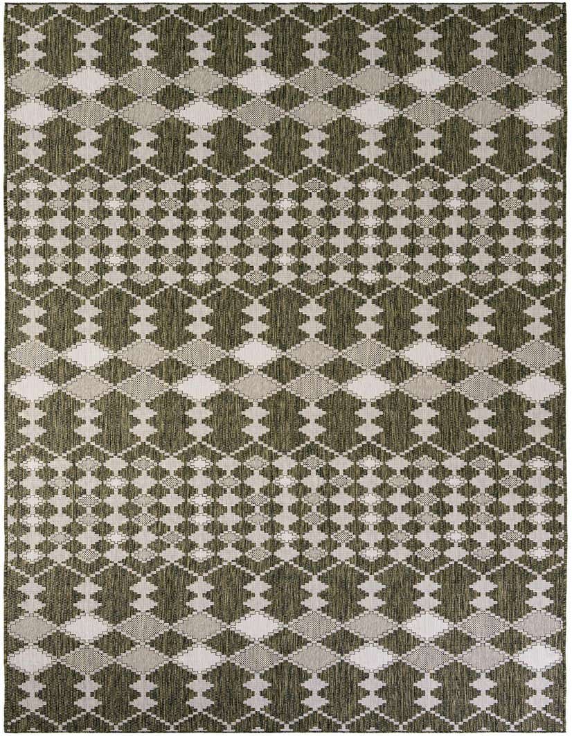 6' x 15' Easy-Clean Trellis Indoor / Outdoor Runner Rug