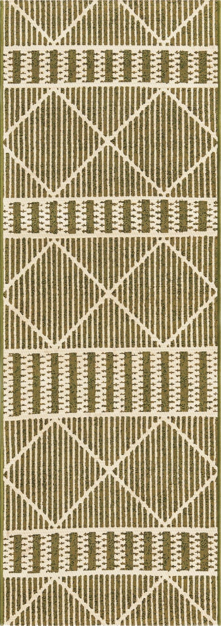 2' x 6'  Washable Trellis Indoor / Outdoor Runner Rug