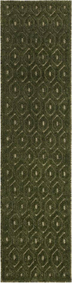 Detail image of 2' x 8' Easy-Clean Trellis Textured Indoor / Outdoor Runner Rug