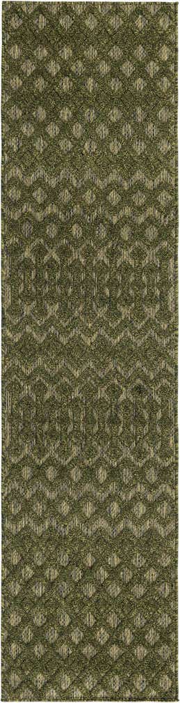 2' x 8' Easy-Clean Trellis Textured Indoor / Outdoor Runner Rug
