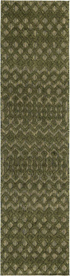 Detail image of 2' x 8' Easy-Clean Trellis Textured Indoor / Outdoor Runner Rug