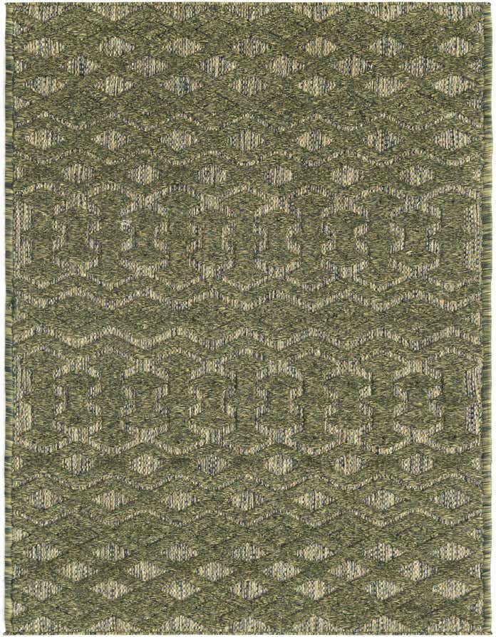 2' x 6' Easy-Clean Trellis Textured Indoor / Outdoor Runner Rug