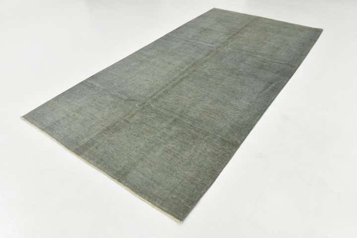 5' x 9' 9 Hand Knotted Over-Dyed Ziegler Runner Rug