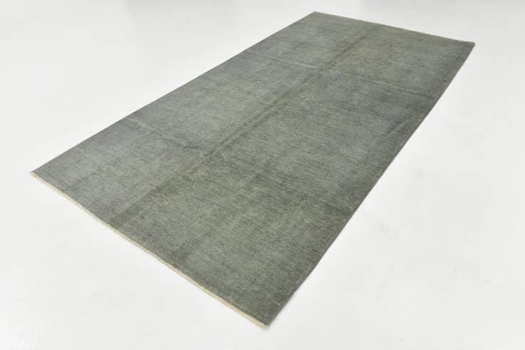 Detail image of 5' x 9' 9 Hand Knotted Over-Dyed Ziegler Runner Rug