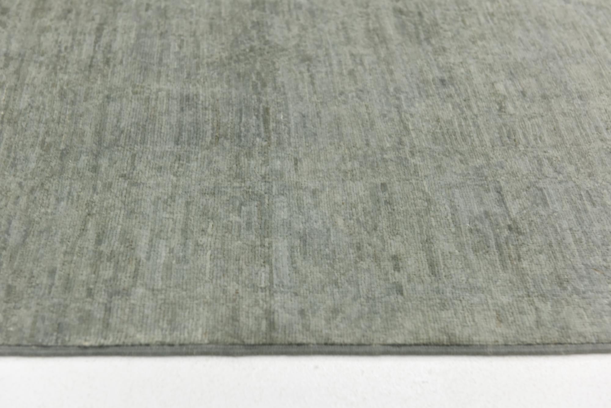 5' x 9' 9 Hand Knotted Over-Dyed Ziegler Runner Rug