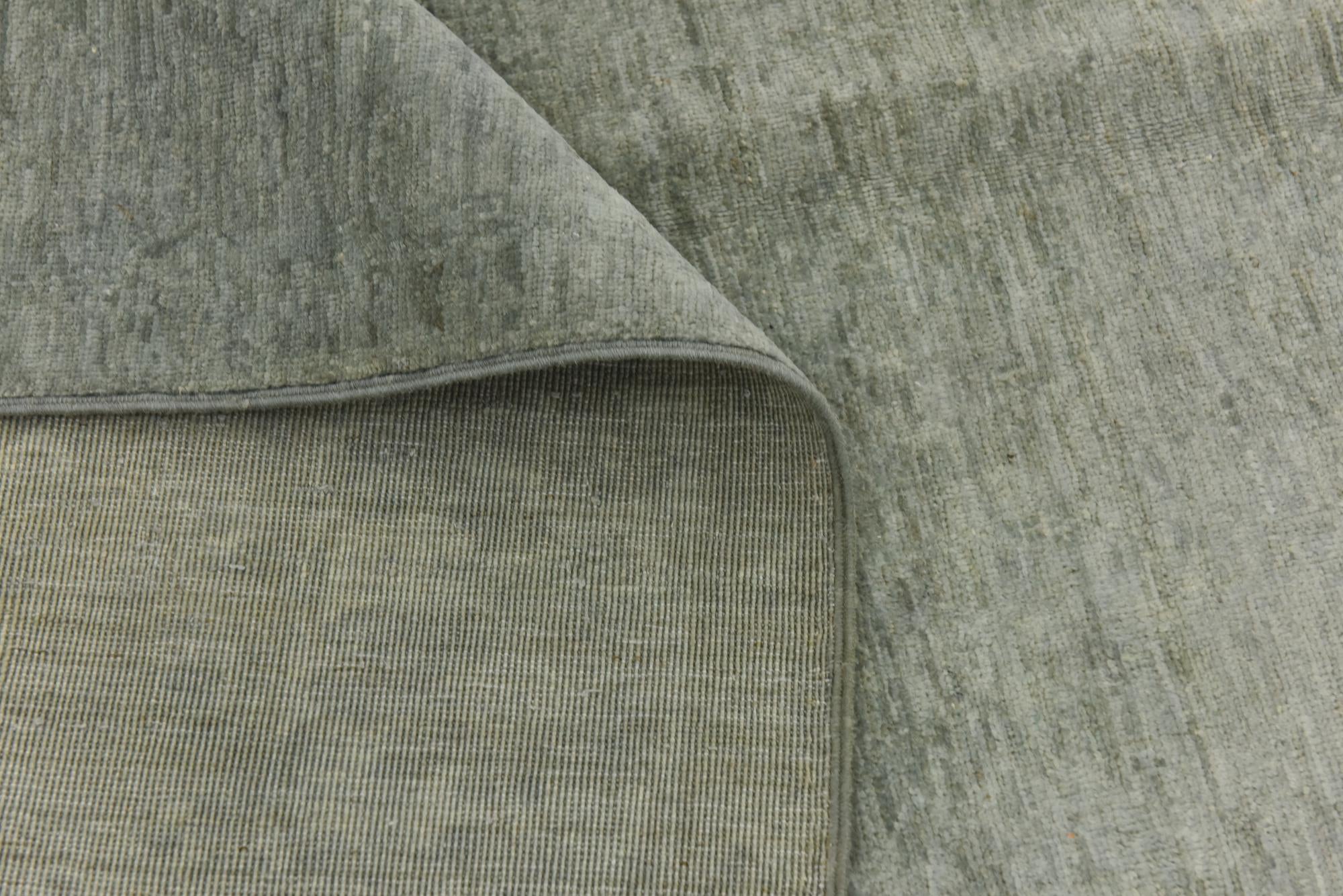 5' x 9' 9 Hand Knotted Over-Dyed Ziegler Runner Rug
