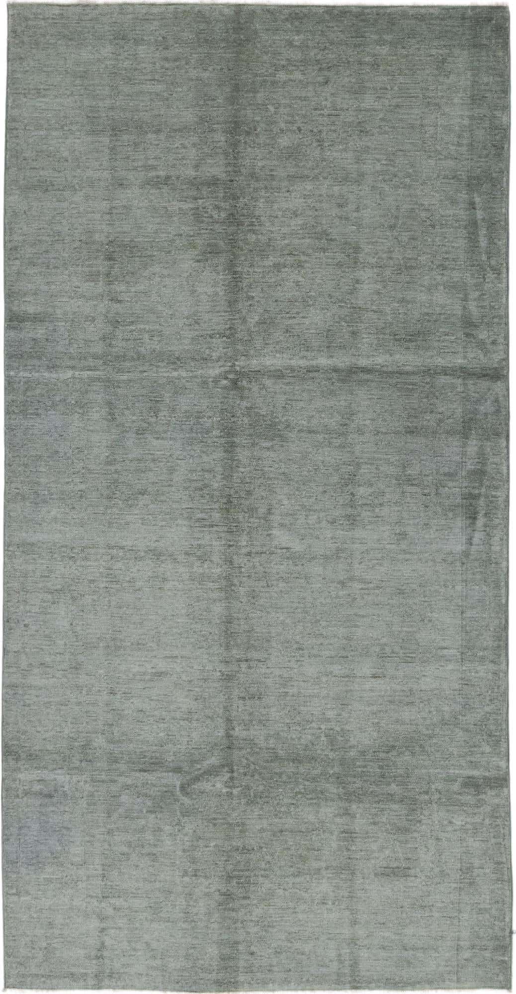 5' x 9' 9 Hand Knotted Over-Dyed Ziegler Runner Rug