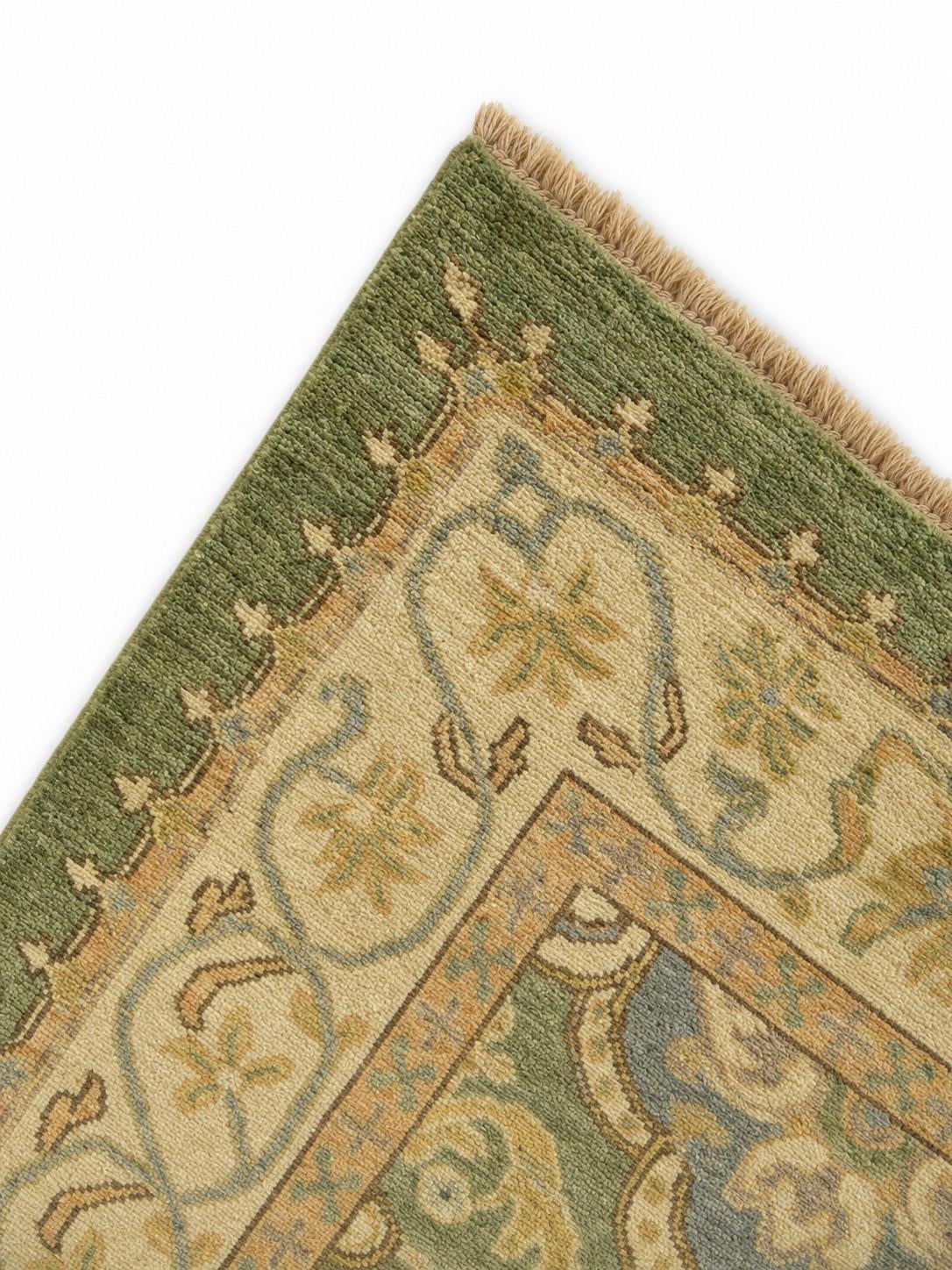 2' 11 x 11' 5 Hand Knotted Pershawar Ziegler Runner Rug