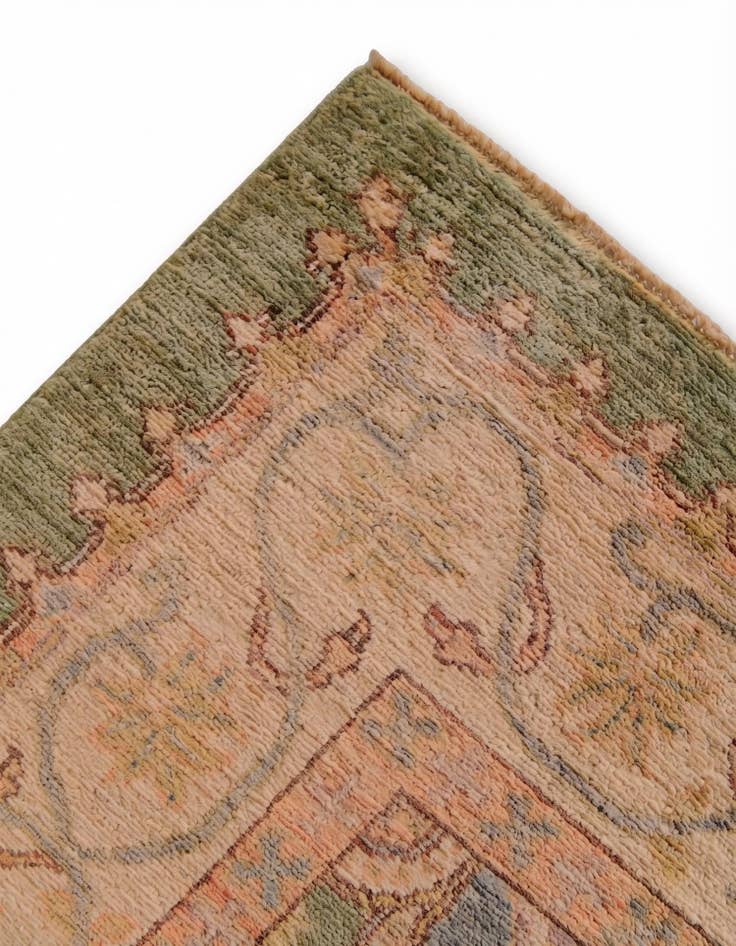 Detail image of 2' 11 x 11' 5 Hand Knotted Pershawar Ziegler Runner Rug