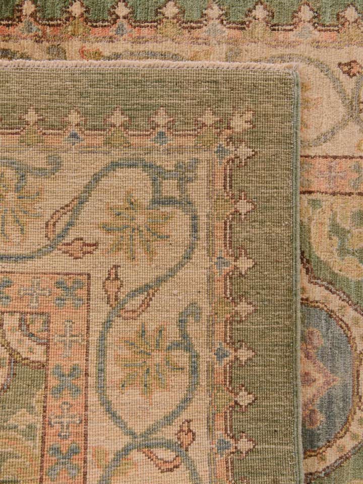 2' 11 x 11' 5 Hand Knotted Pershawar Ziegler Runner Rug