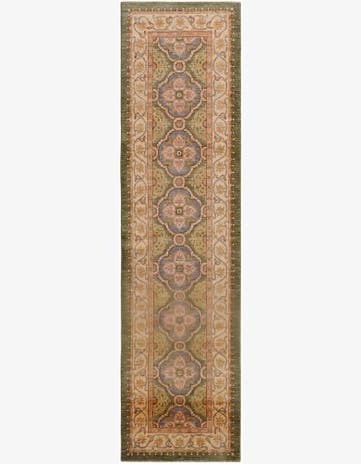 2' 11 x 11' 5 Hand Knotted Pershawar Ziegler Runner Rug