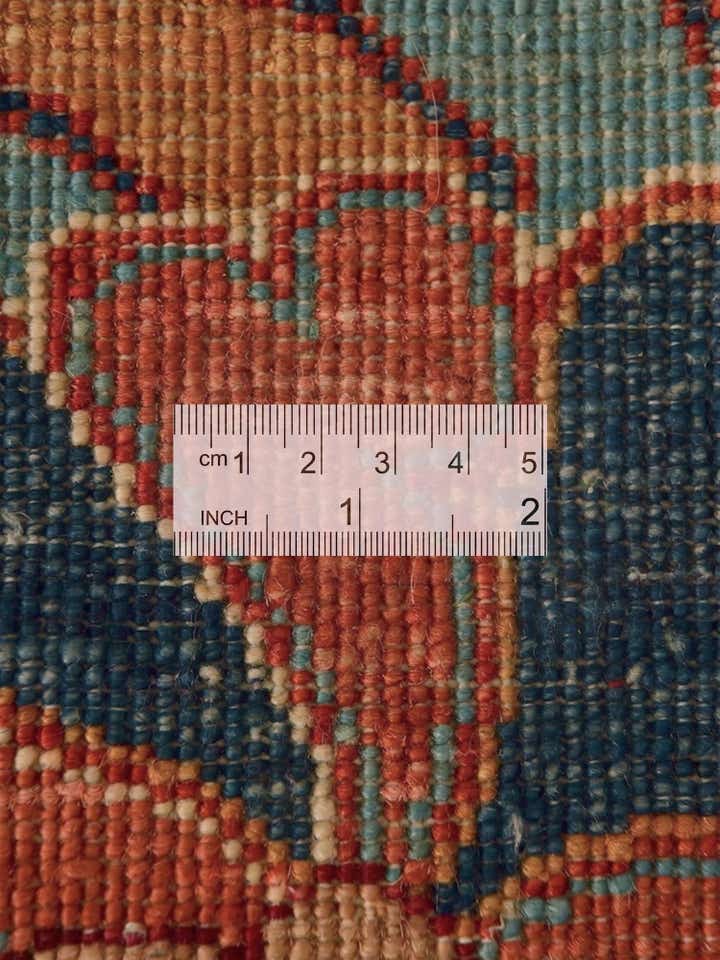 2' 8 x 9' 10 Hand Knotted Peshawar Ziegler Runner Rug