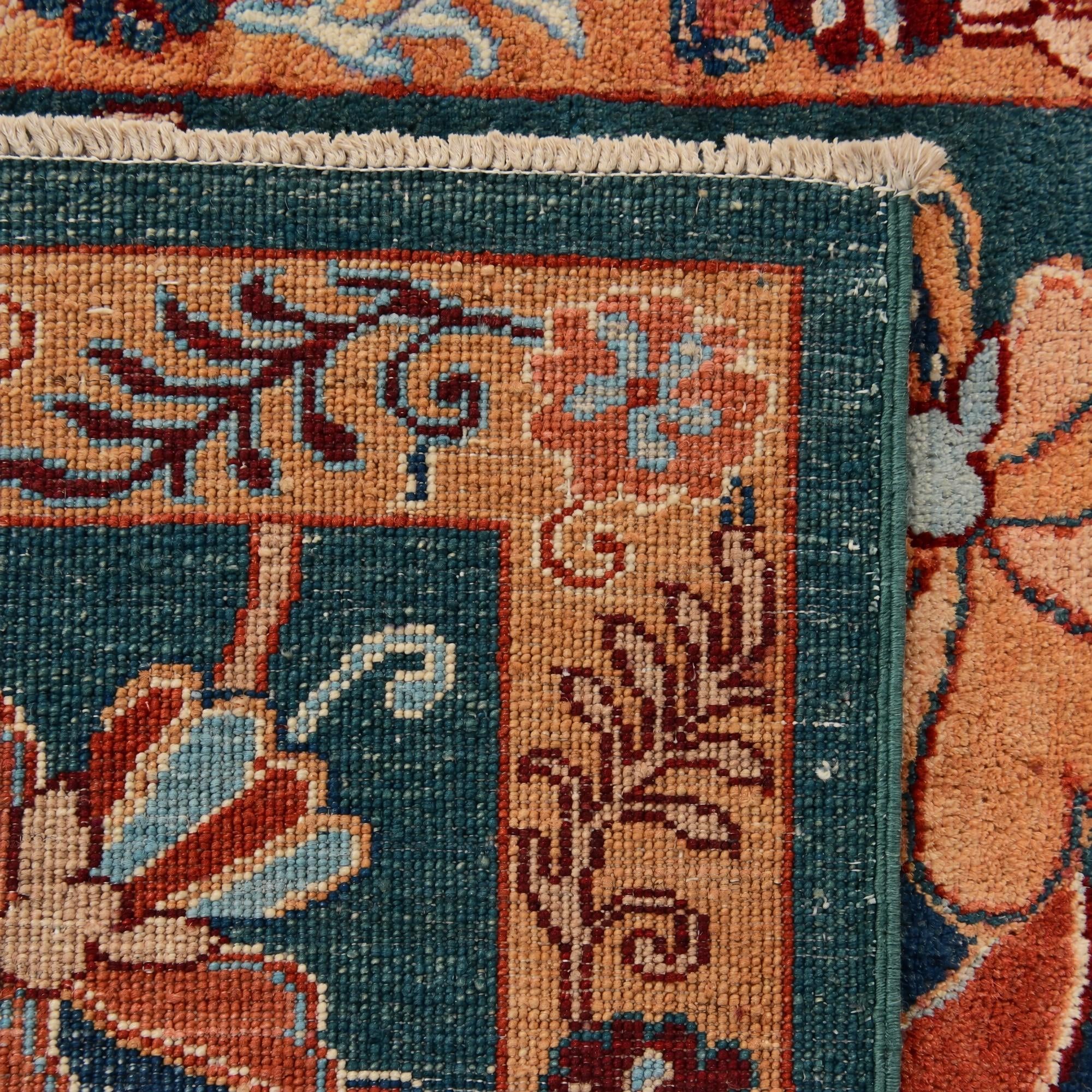 80cm x 300cm Hand Knotted Peshawar Ziegler Runner Rug
