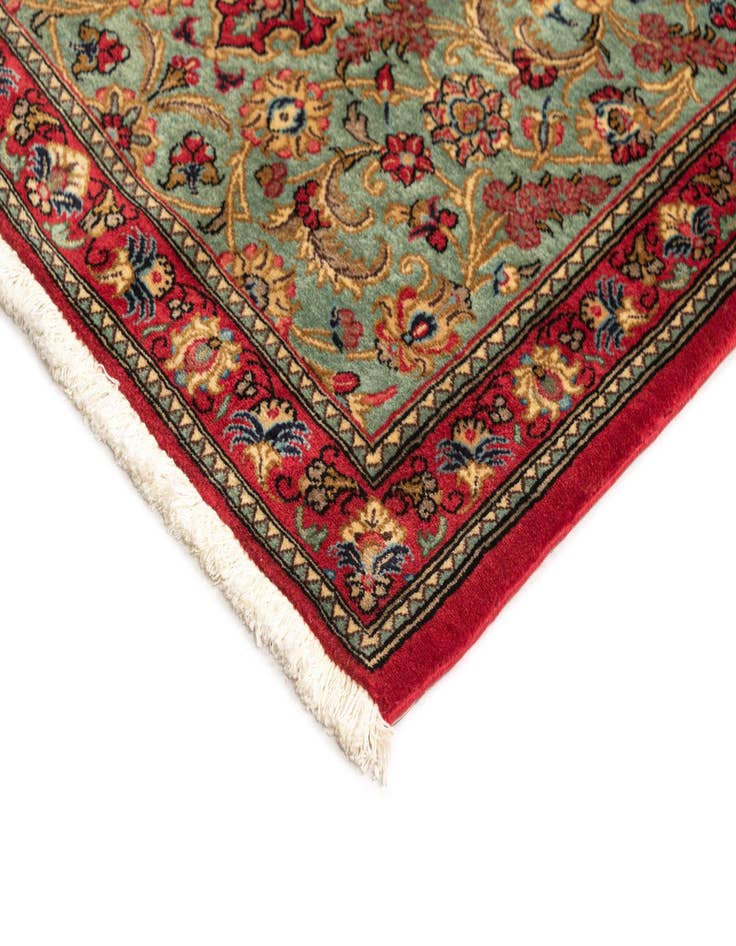 Detail image of 2' 8 x 6' 5  Hand Knotted Qom Persian Runner Rug