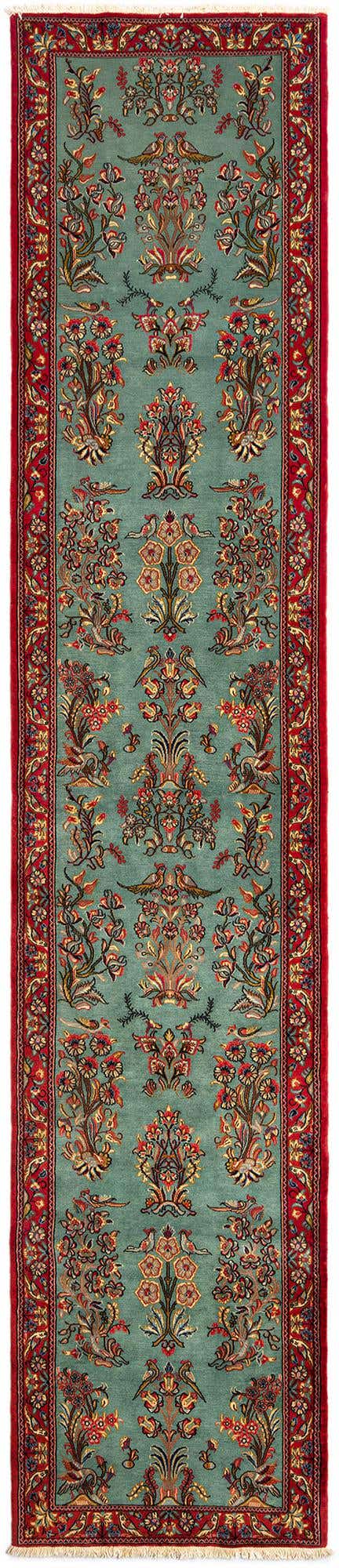 2' 8 x 13' 4 Hand Knotted Qom Persian Runner Rug