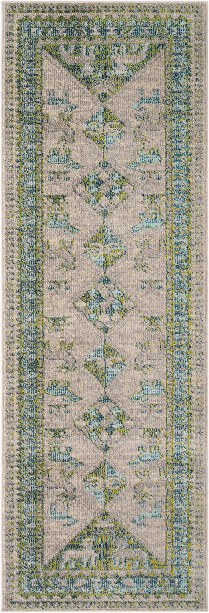 Primary image 2' x 6'  Washable Santa Fe Runner Rug