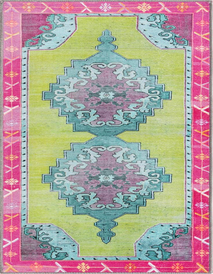 Detail image of 2' x 5' 3 Washable Timeless Runner Rug