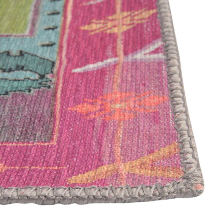 Detail image of 2' 6 x 12' Washable Timeless Runner Rug