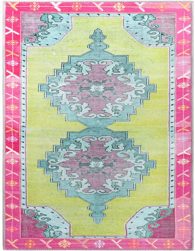 2' x 6' Washable Timeless Runner Rug