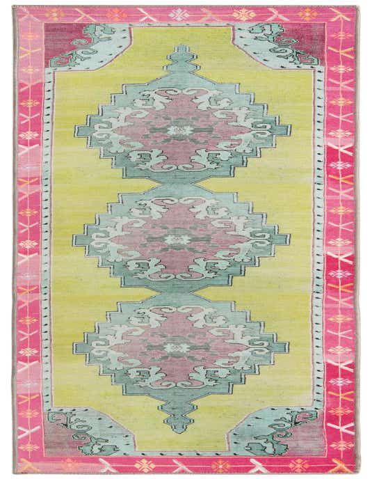 2' x 7' 10 Washable Timeless Runner Rug