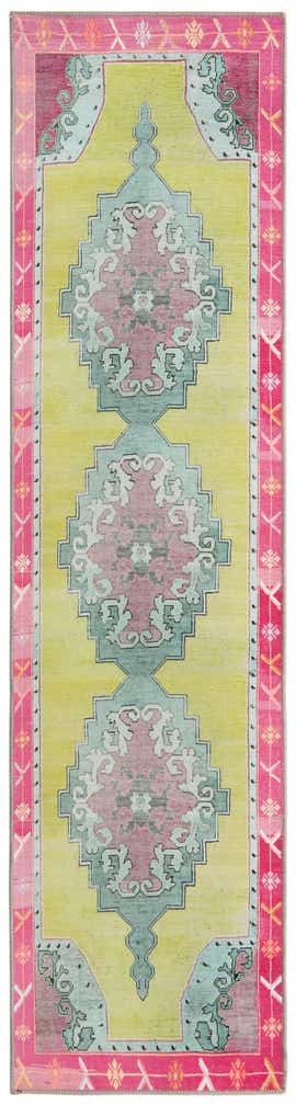 2' x 7' 10 Washable Timeless Runner Rug
