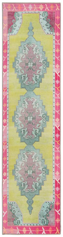 Detail image of 2' x 7' 10 Washable Timeless Runner Rug