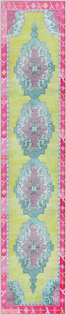 2' 6 x 12' Washable Timeless Runner Rug