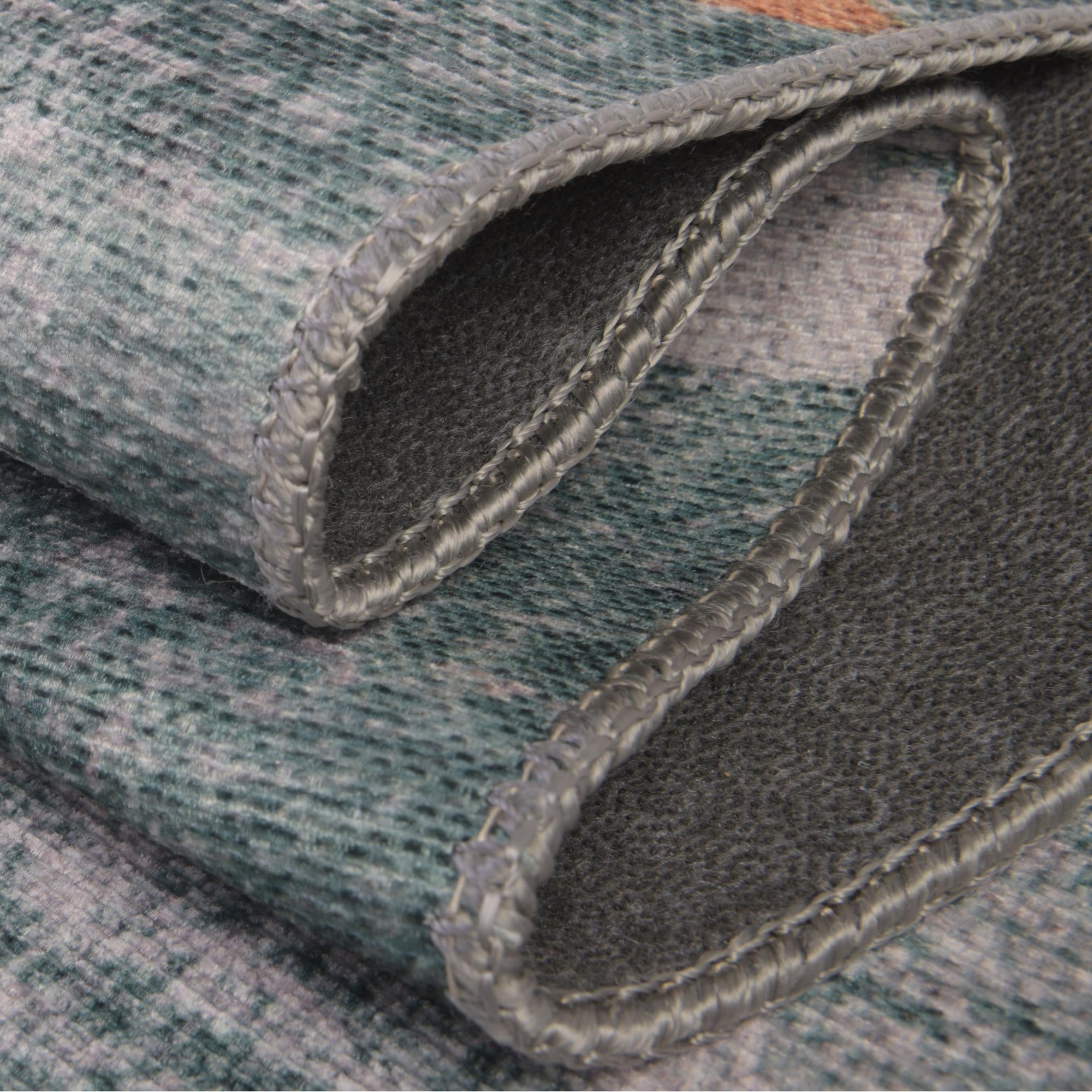 2' x 6' Washable Timeless Runner Rug