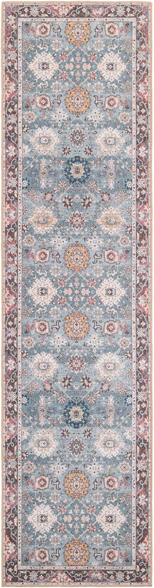 2' 7 x 10' Washable Timeless Runner Rug