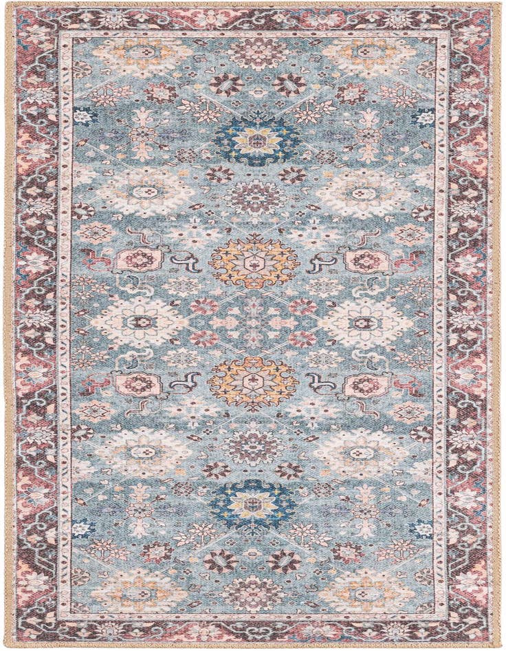 Detail image of 2' x 5' 1 Washable Timeless Runner Rug