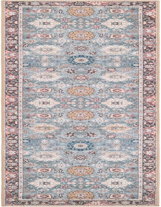 Detail image of 2' x 8' Washable Timeless Runner Rug