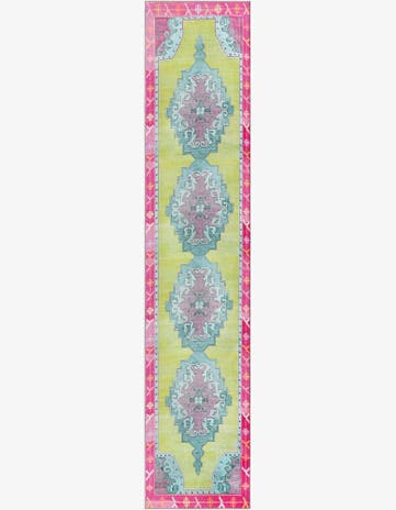 2' 6 x 12' Washable Timeless Runner Rug