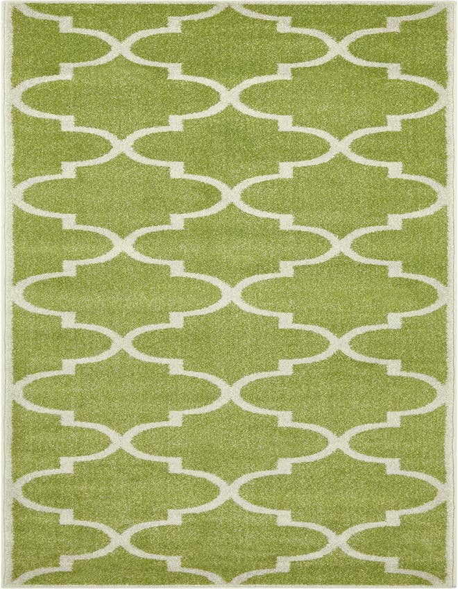 Detail image of 2' 7 x 8' Trellis Runner Rug