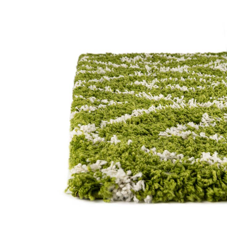 Detail image of 2' x 8' Trellis Shag Runner Rug
