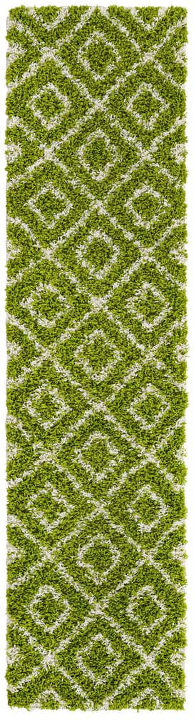 2' x 8' Trellis Shag Runner Rug