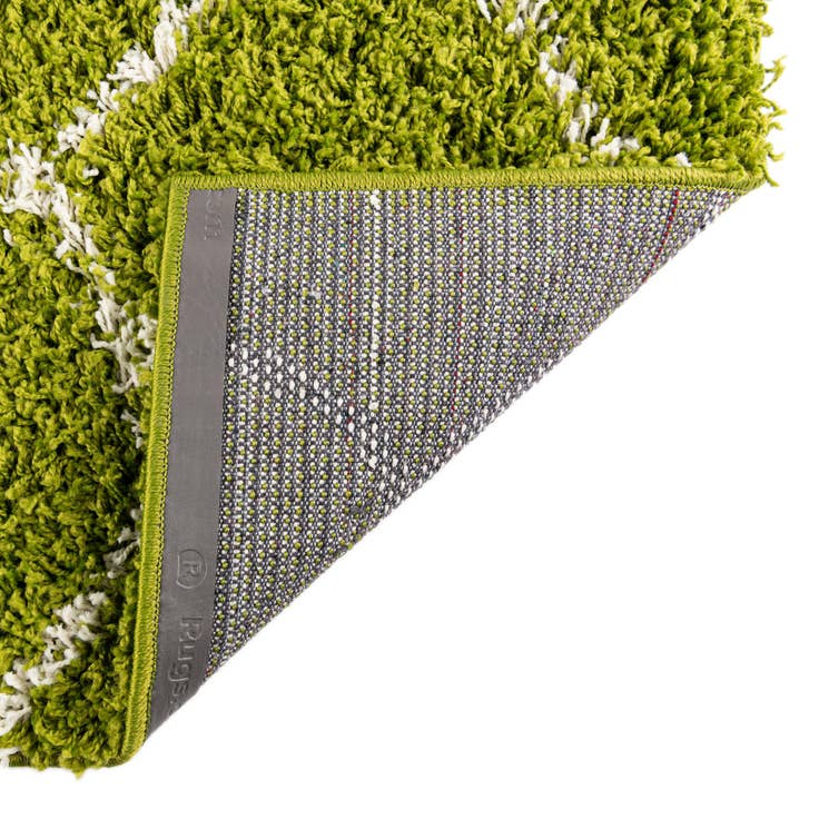 Detail image of 2' x 8' Trellis Shag Runner Rug