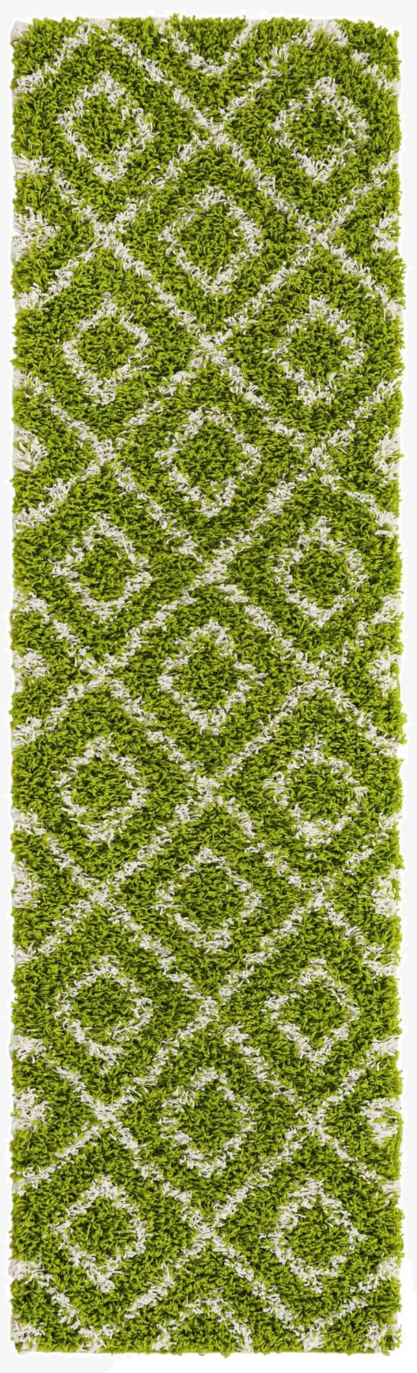 2' x 7' Trellis Shag Runner Rug