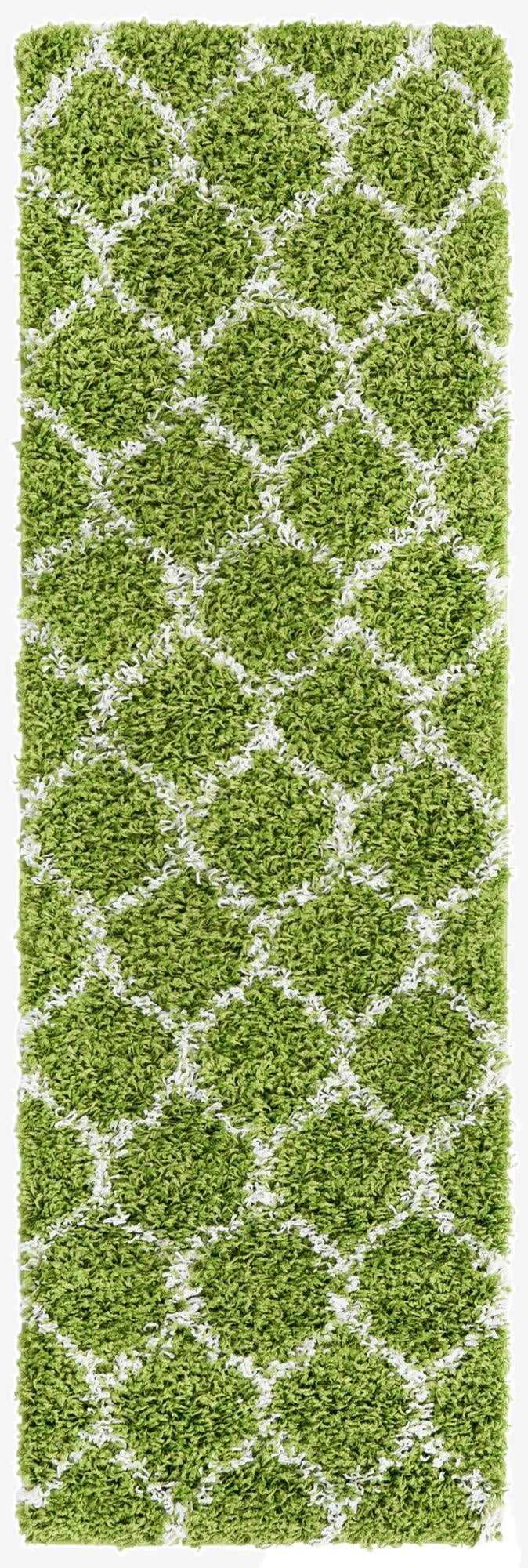 2' x 6' Trellis Shag Runner Rug