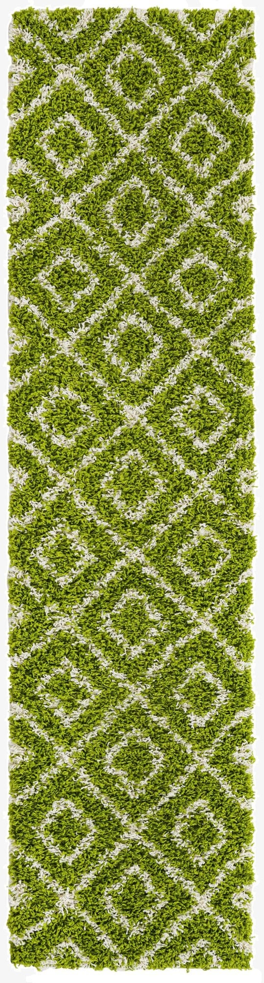 2' x 8' Trellis Shag Runner Rug