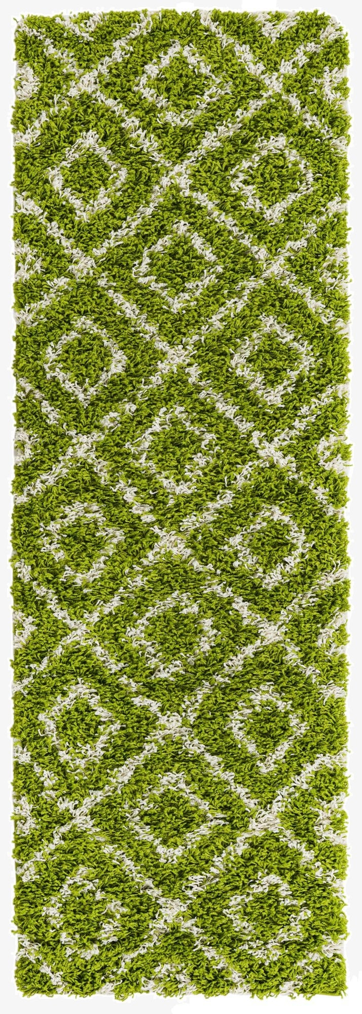 2' x 6' Trellis Shag Runner Rug