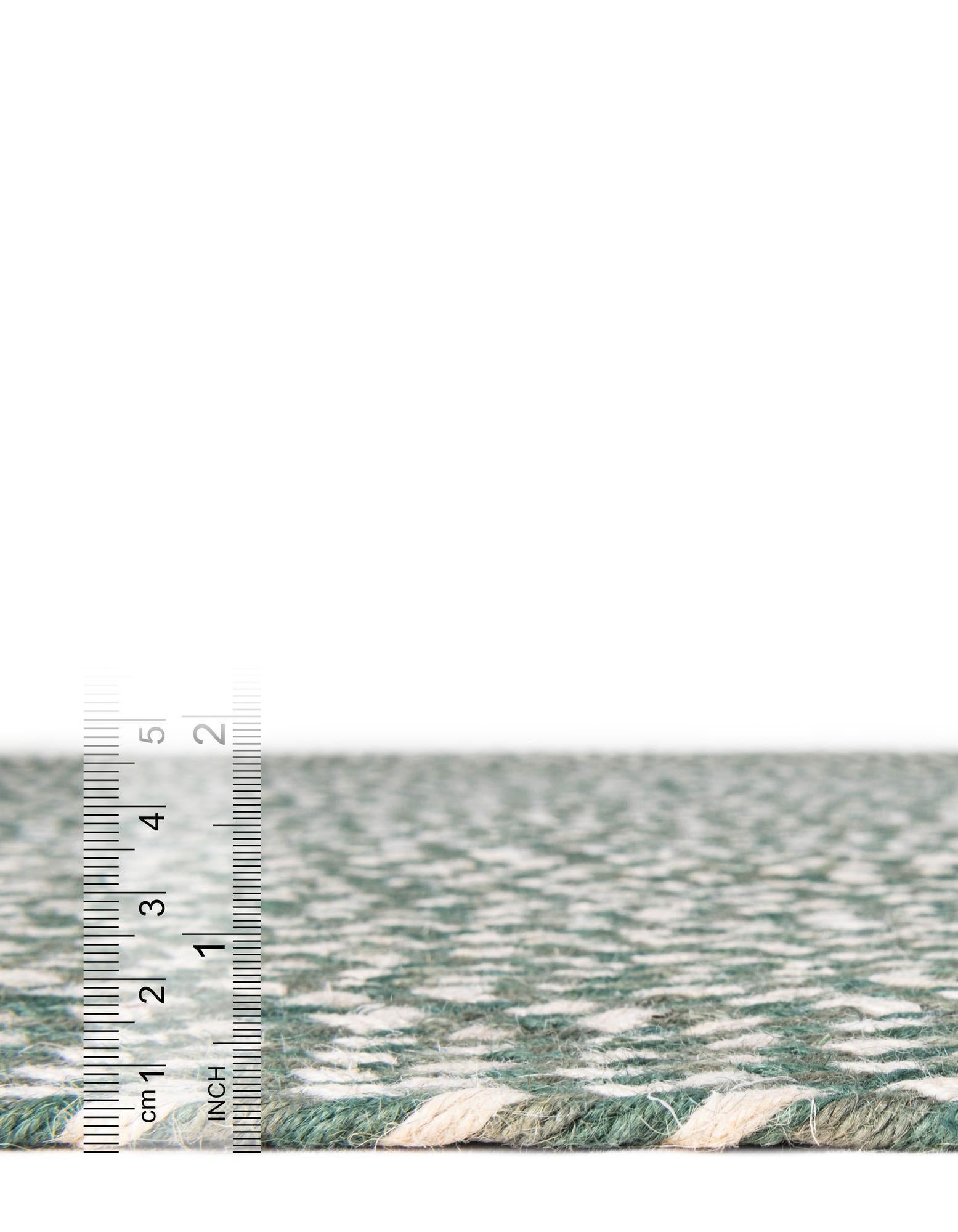2' x 6' 1 Handmade Tweed Braided Jute Runner Rug