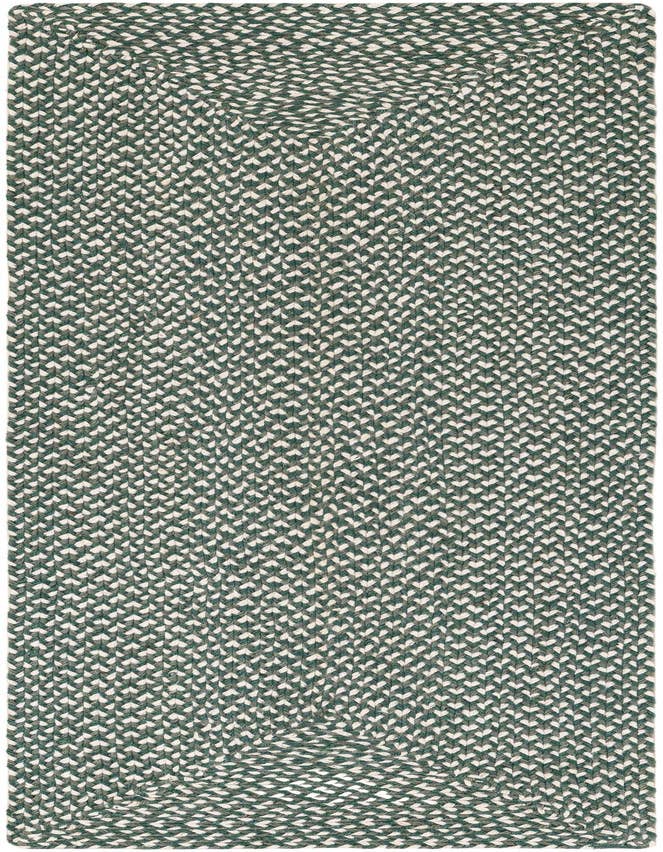 Detail image of 2' x 6' 1  Hand Tweed Braided Jute Runner Rug