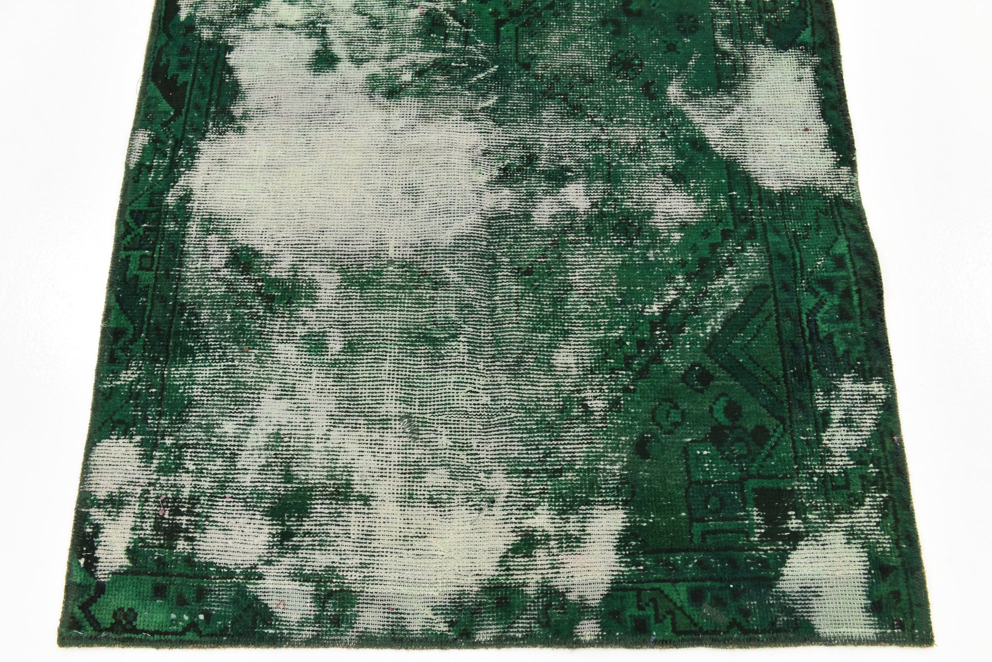 3' 5 x 9' Hand Knotted Ultra Vintage Persian Wool Runner Rug