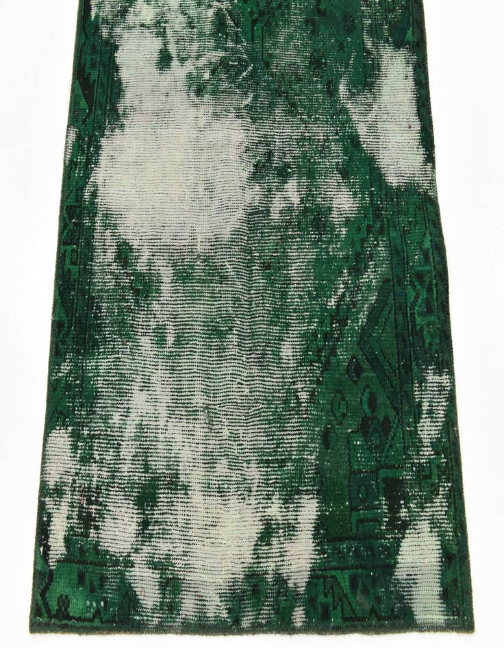 Detail image of 3' 5 x 9'  Hand Knotted Ultra Vintage Persian Wool Runner Rug