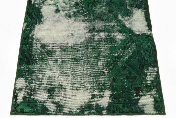3' 5 x 9' Hand Knotted Ultra Vintage Persian Wool Runner Rug