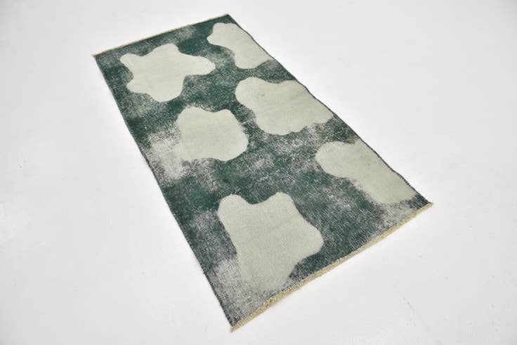 Detail image of 3' x 6' 4 Hand Knotted Ultra Vintage Persian Wool Runner Rug