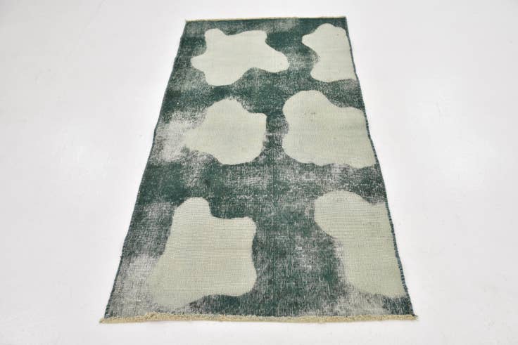 Detail image of 3' x 6' 4 Hand Knotted Ultra Vintage Persian Wool Runner Rug