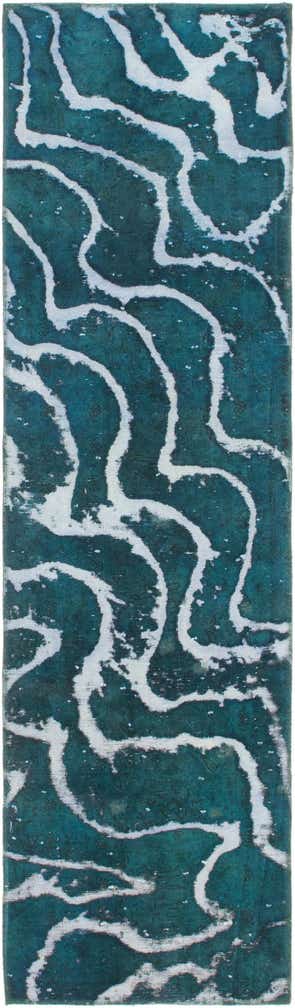 65cm x 240cm Hand Knotted Ultra Vintage Persian Wool Runner Rug